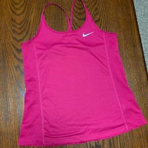 Dri fit hot pink tank